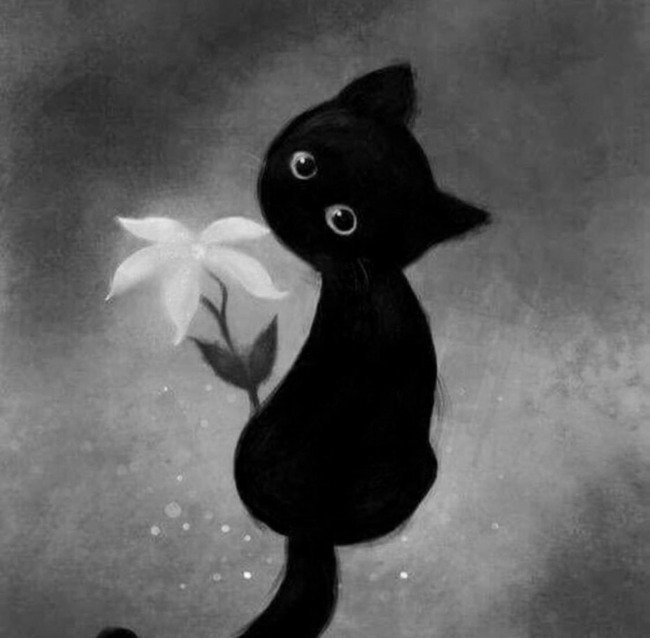 Кошка арт