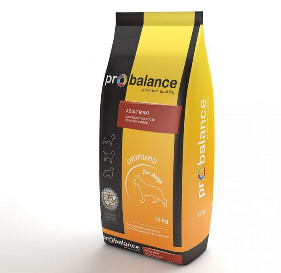 Корм для собак PROBALANCE (15 кг) Immuno Adult Maxi