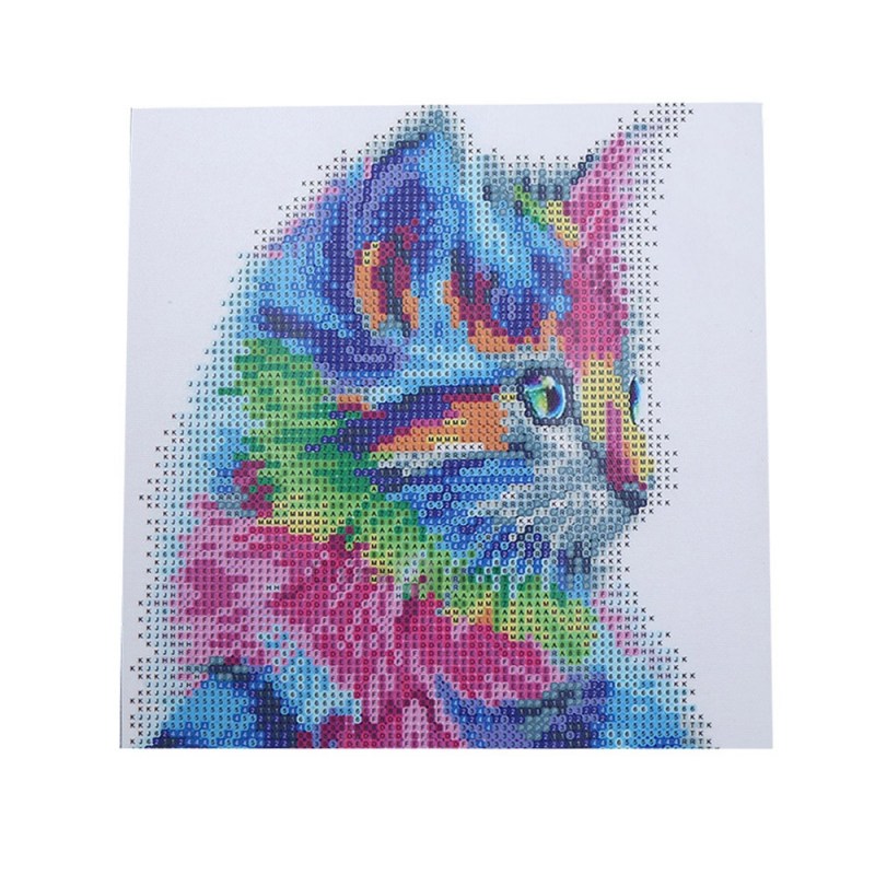 Алмазная мозаика Радужный кот
