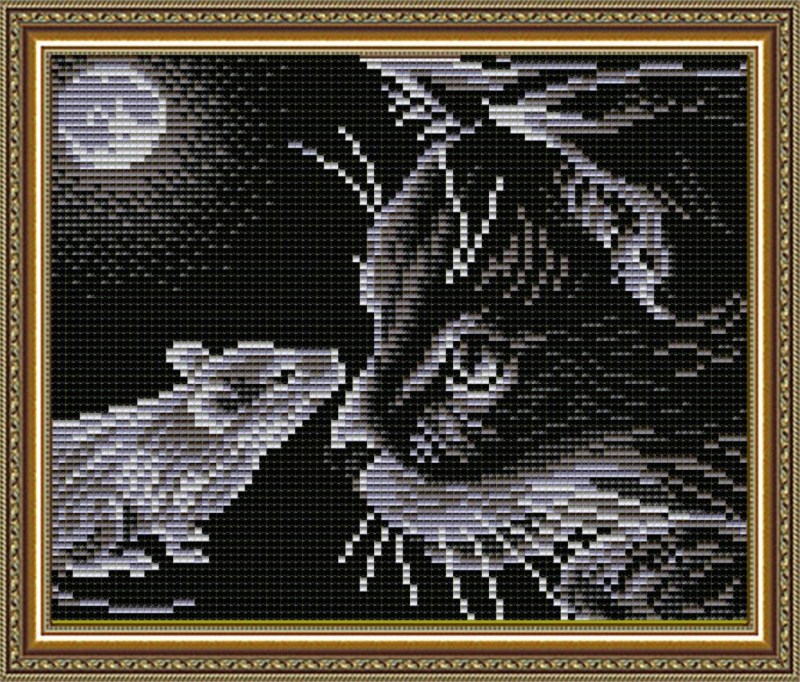 Алмазные мозаики кошки