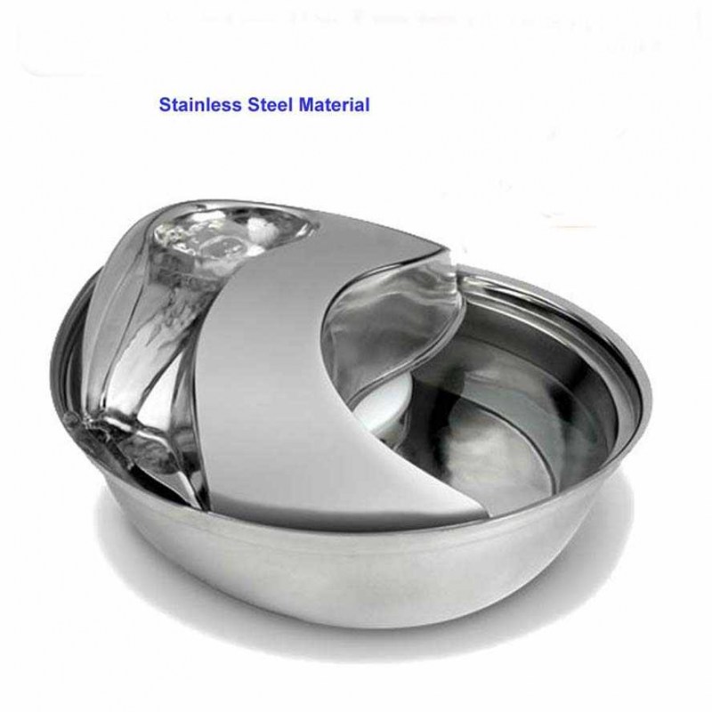 Поилка фонтан Pioneer Pet "Raindrop" из нержавеющей стали