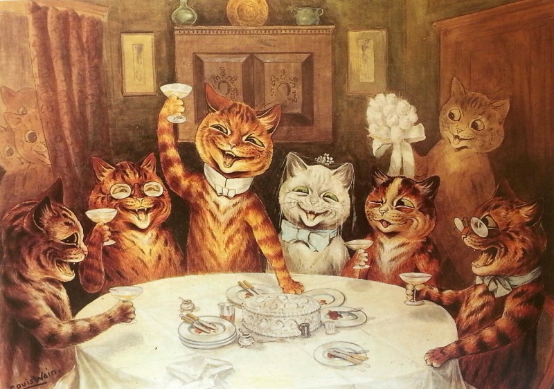 Луис Уэйн «кошачий кошмар»