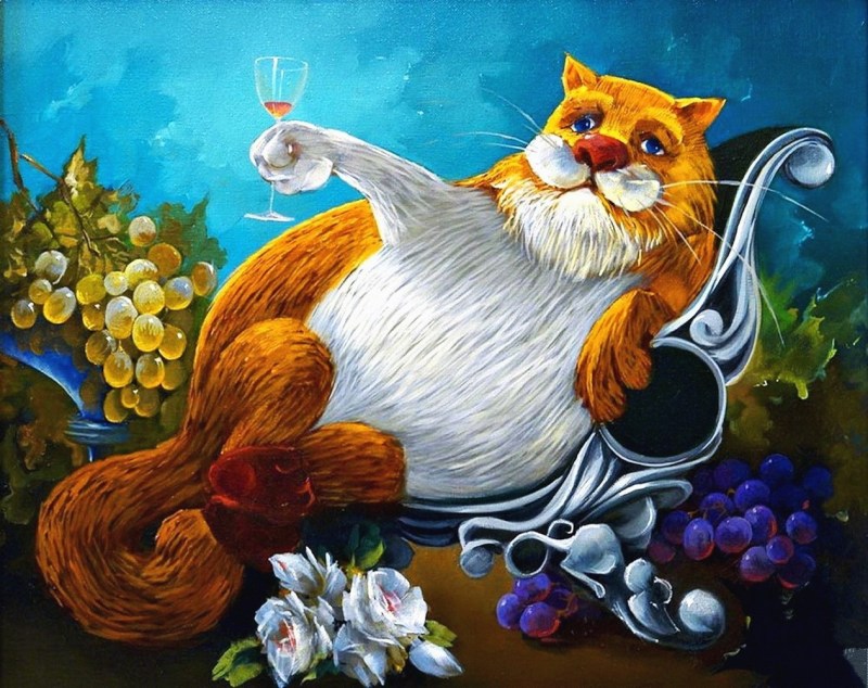 Художник Антон Горцевич коты