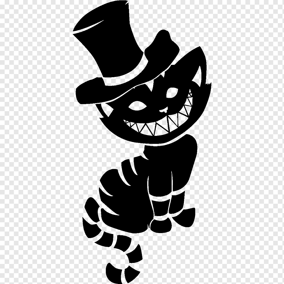 Раскраска Чеширский кот из сказки
