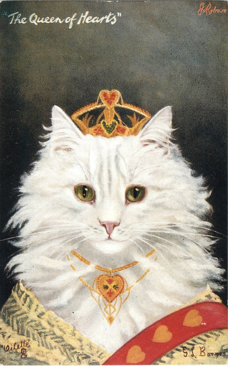 Портрет кота в короне