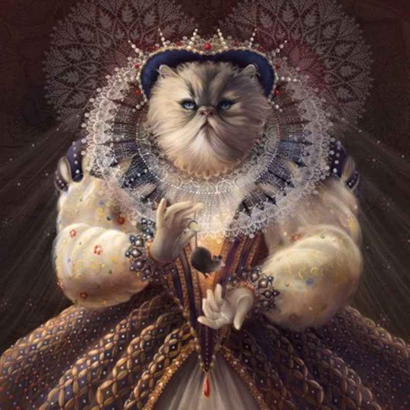 Кристина Хесс портреты кошек