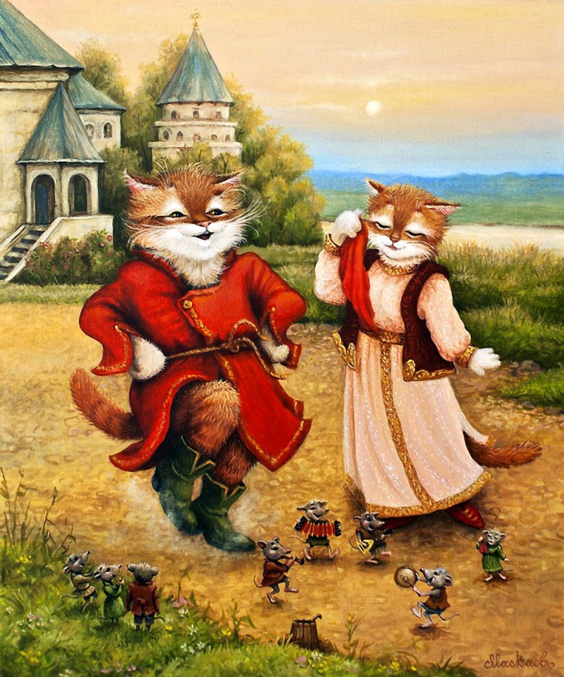 Александр Маскаев художник коты