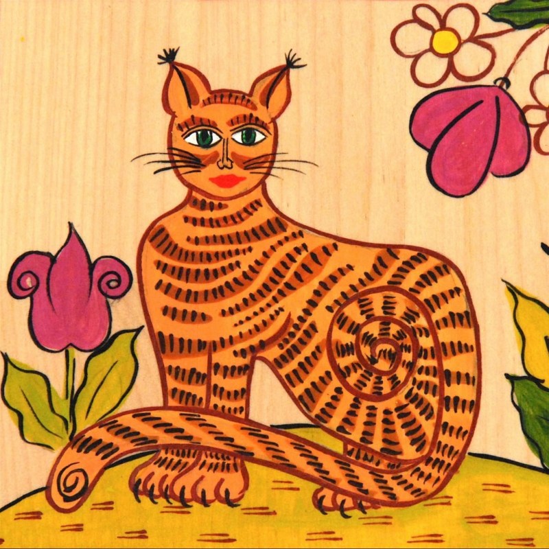 Лубок кот Казанский ум Астраханский