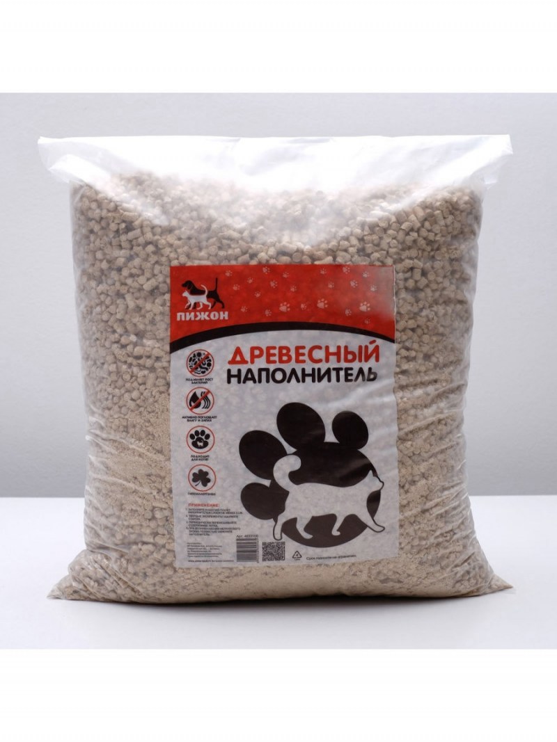 Впитывающий наполнитель AROMATICAT древесный 10 л