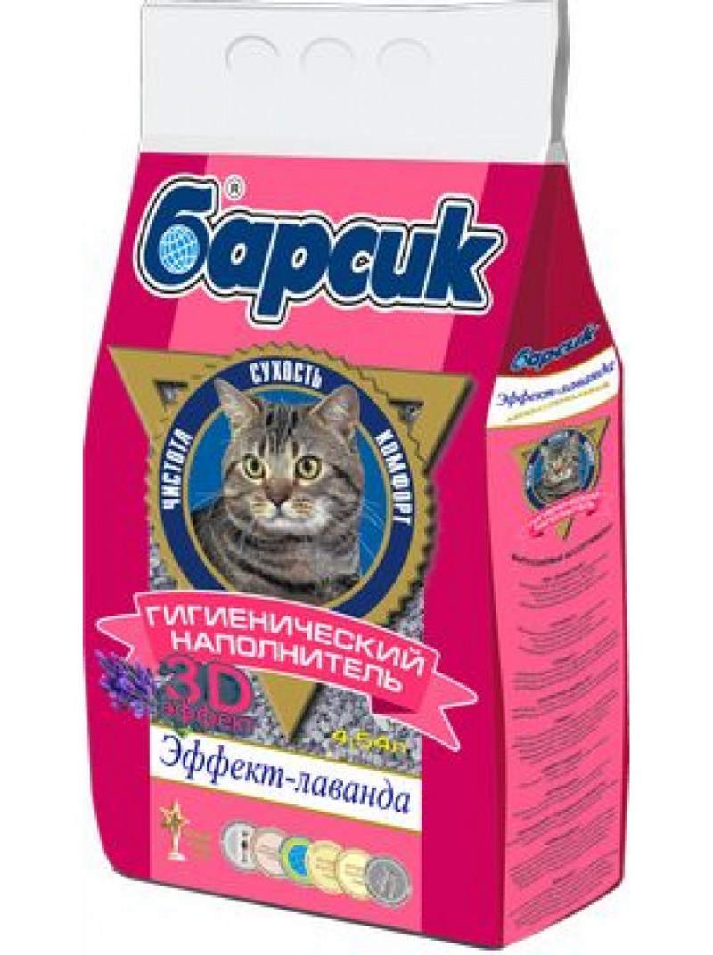 Барсик "Crystals", наполнитель, 4.54 л