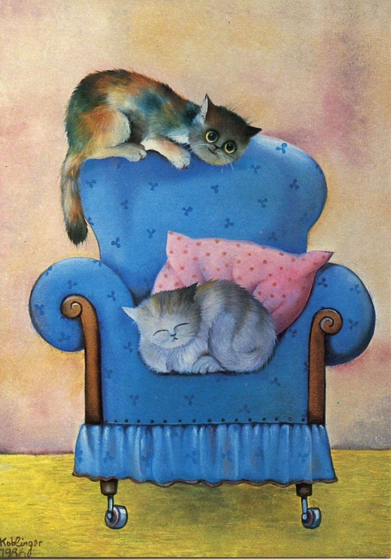 Кошка иллюстрация