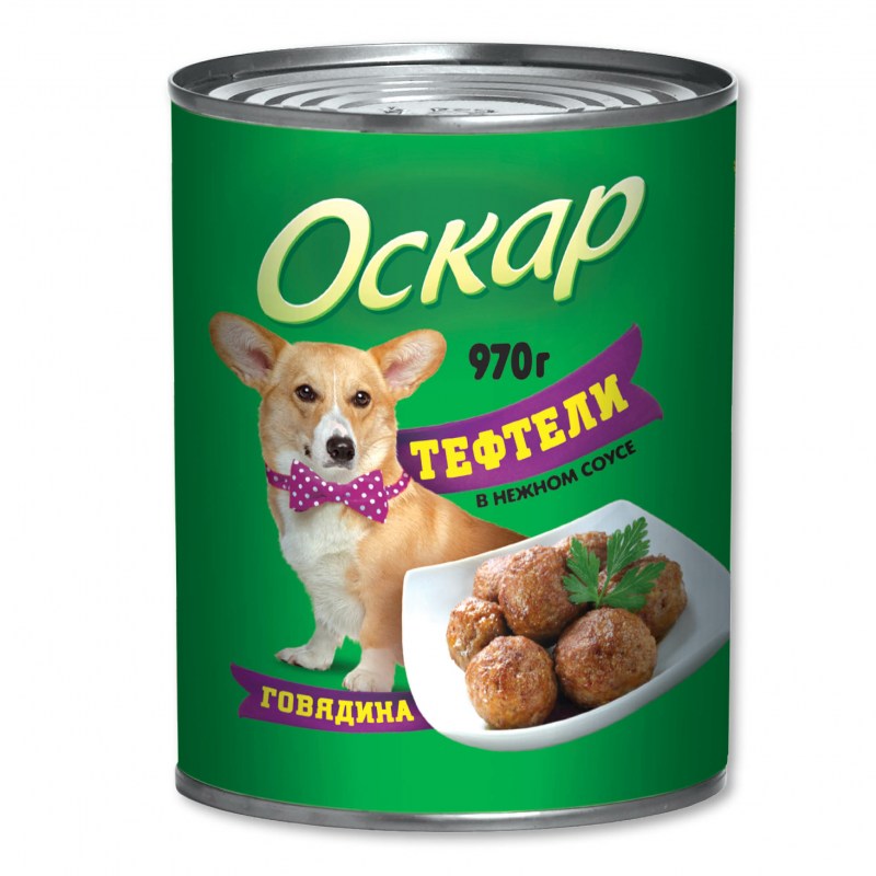 Lunch for Pets тушенка д/собак мелких и средних пород 970г