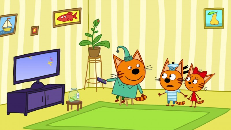 Три котенка Коша Тоша и затей