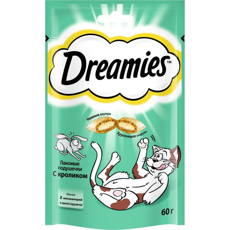Корм д/кошек dreamies с говядиной 140г