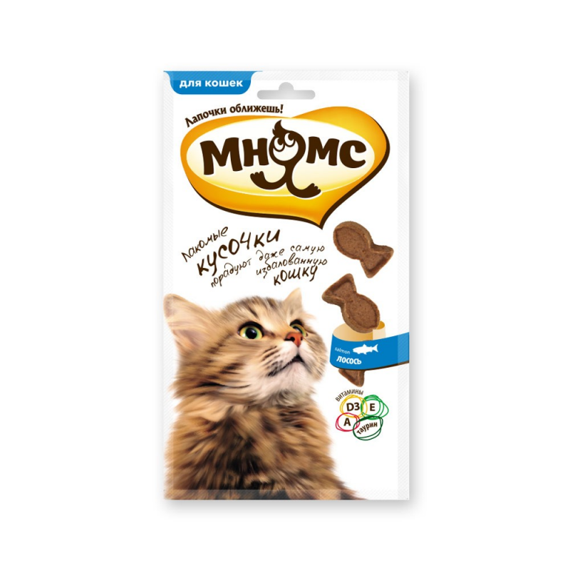 Лакомство дкошек dreamies подушечки 60г. 82