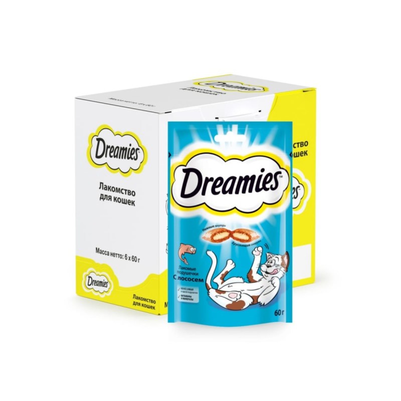 Dreamies лакомство для кошек с говядиной 30г
