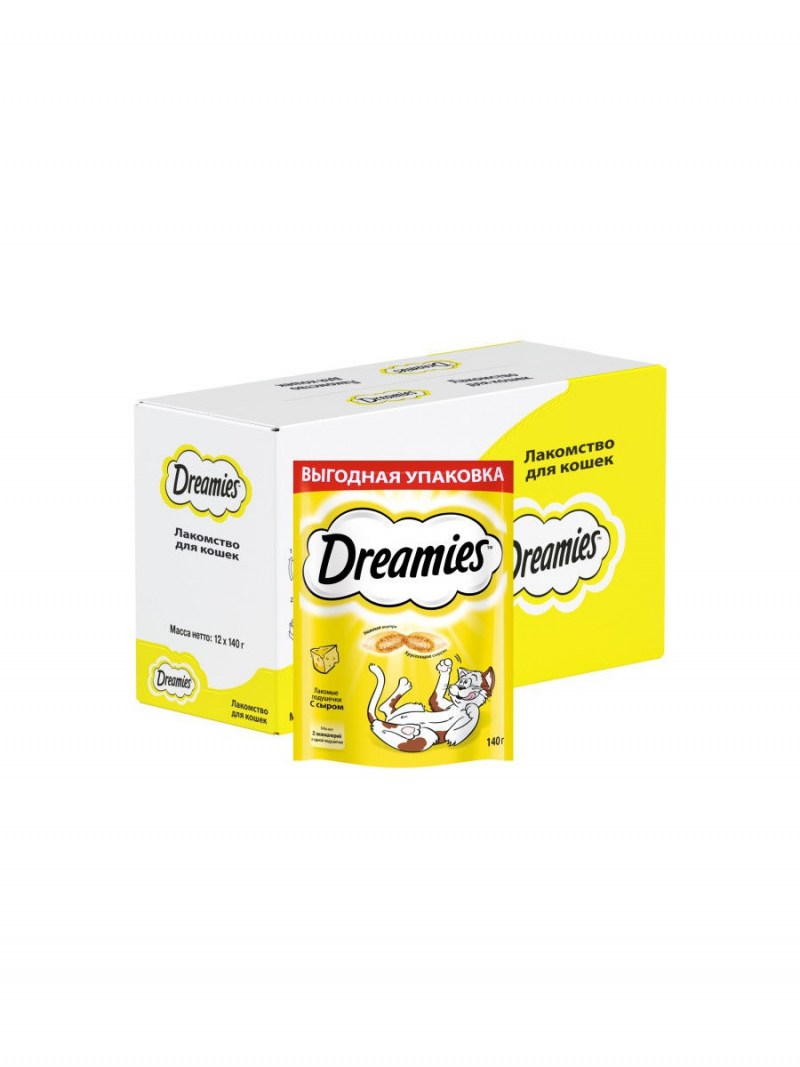 Dreamies для кошек с сыром 60