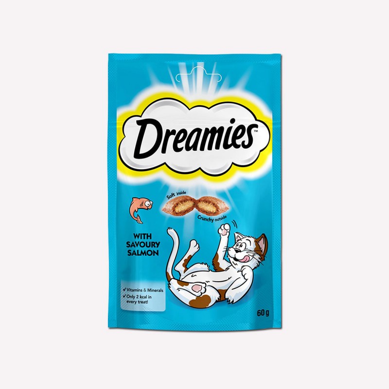 Лакомство для кошек dreamies подушечки с курицей 140 г
