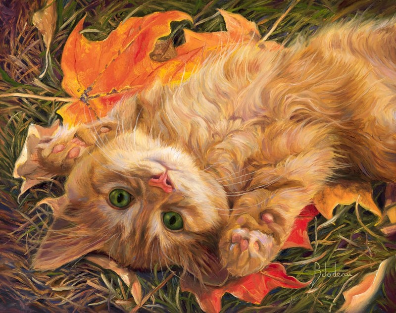 Кошки картины художников