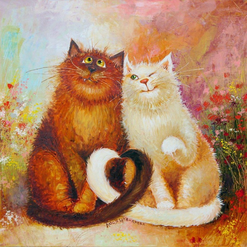 Кошка иллюстрация