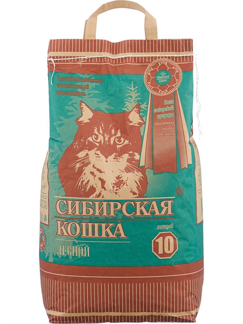 Наполнитель "Сибирская кошка" 7л Лесной