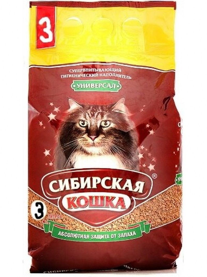 Впитывающий наполнитель Сибирская кошка Оптима 10 л