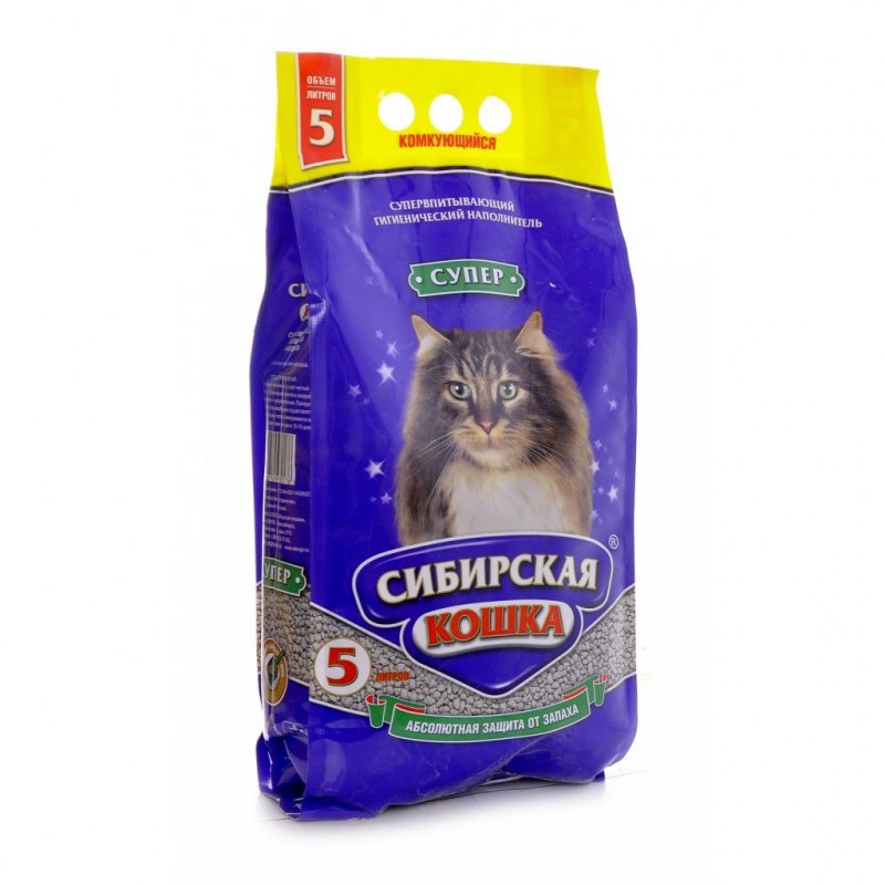 Сибирская кошка наполнитель комкующийся