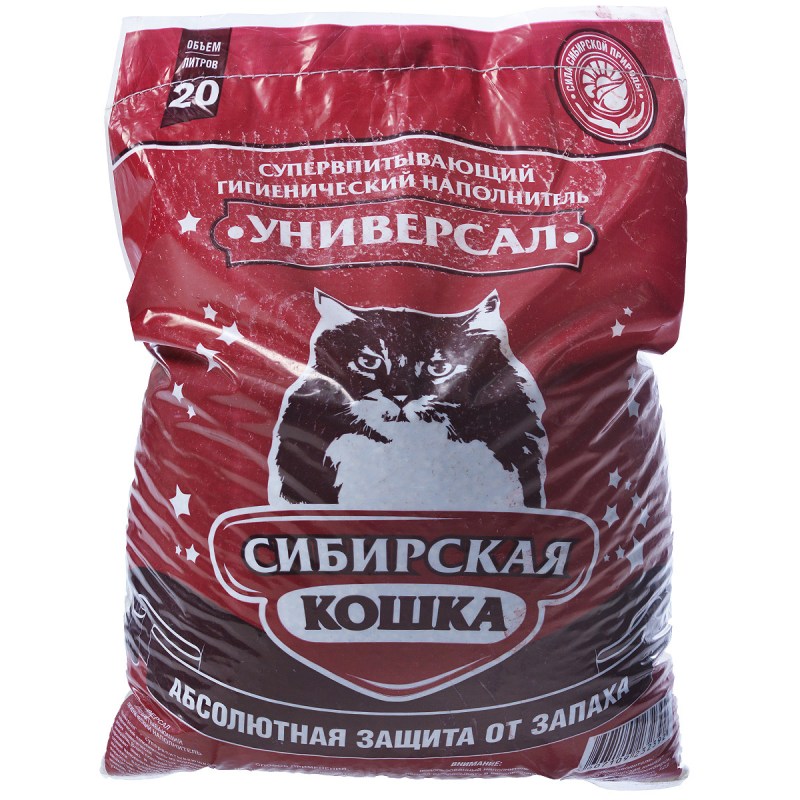 Впитывающий наполнитель Сибирская кошка комфорт 5 л