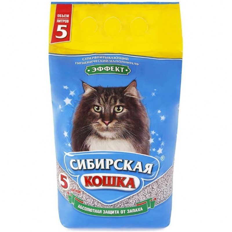 Наполнитель Сибирская кошка эффект 5л