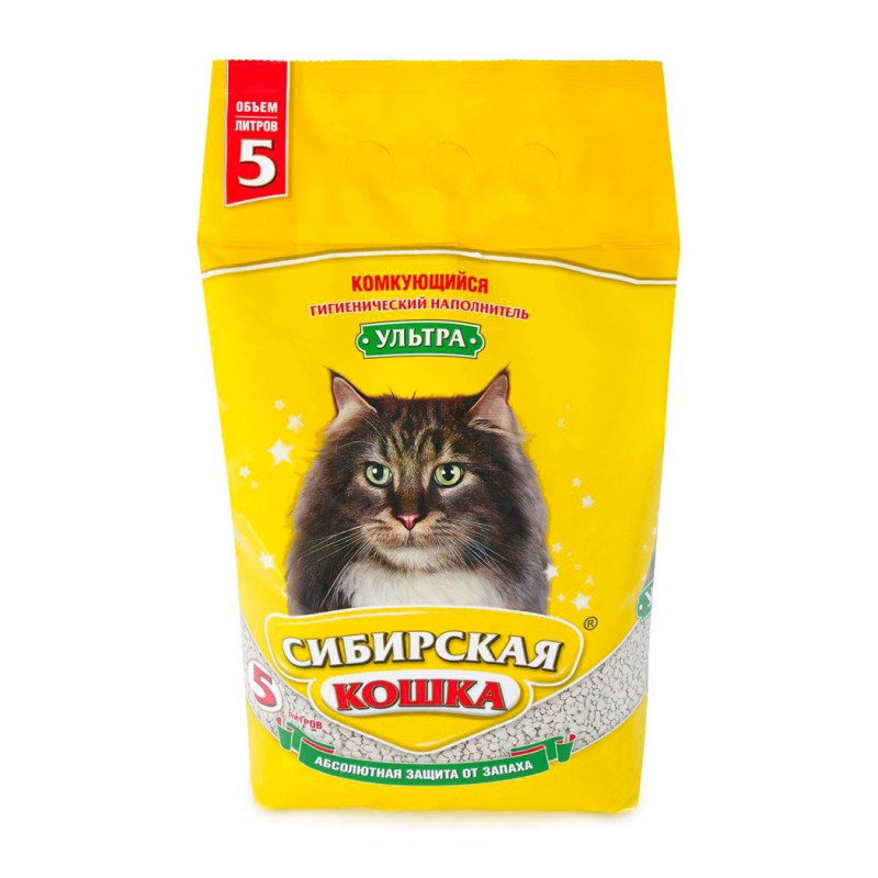 Сибирская кошка ультра 3л комкующийся
