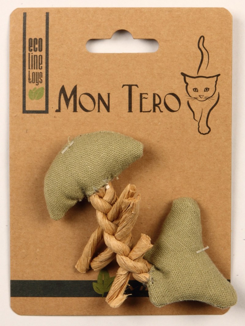 Игрушка для кошек mon Tero рыбья кость с кошачьей мятой