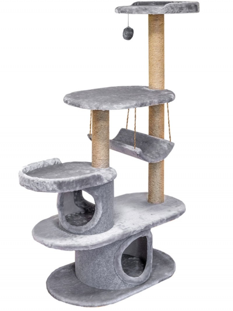 Кошачий домик из фанеры