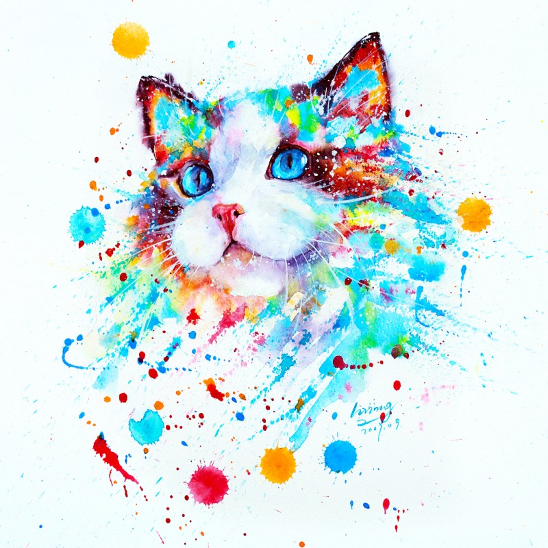 Рисунки разноцветные