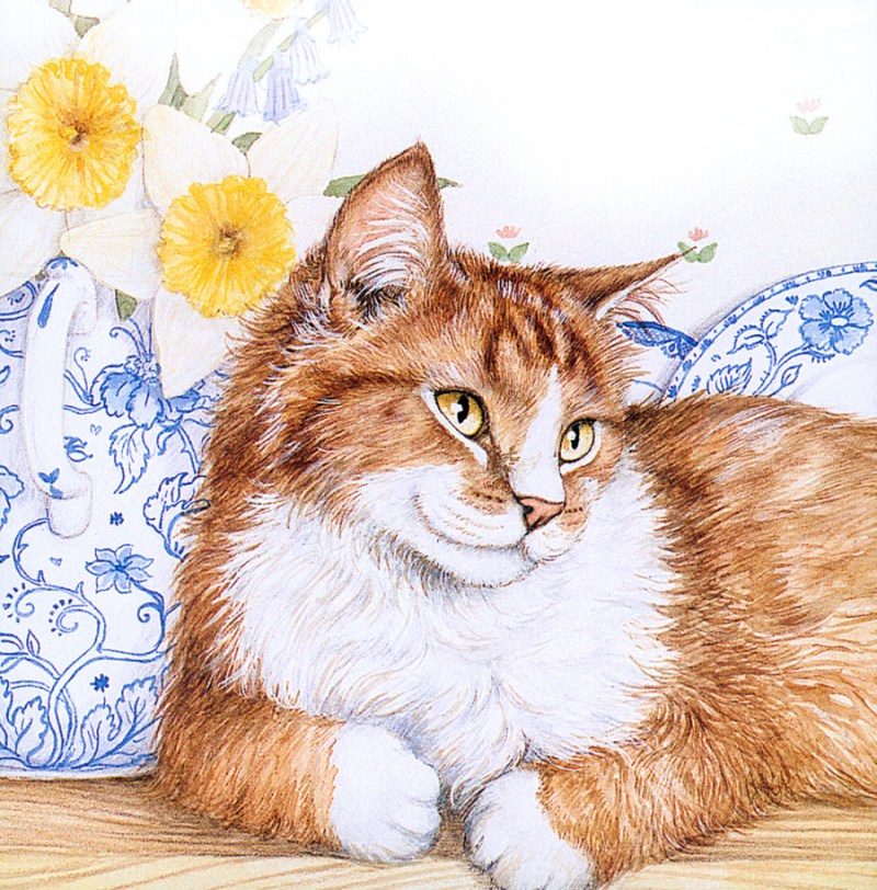 Кошка рисунок
