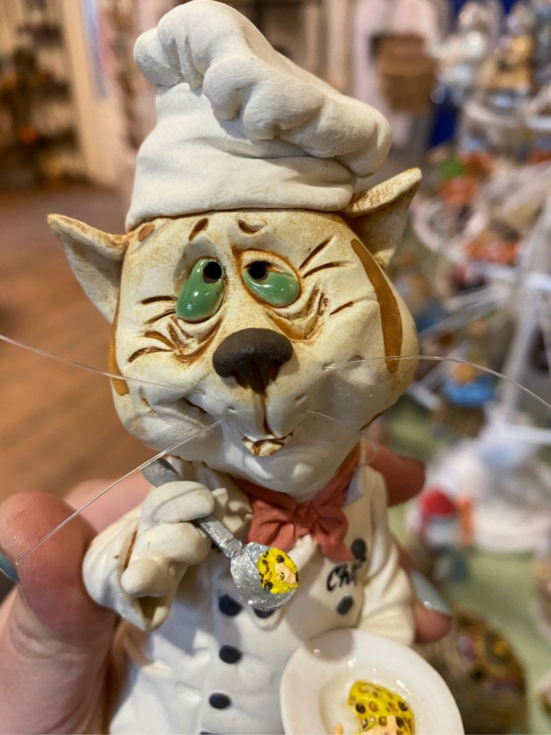 Кот повар крючком