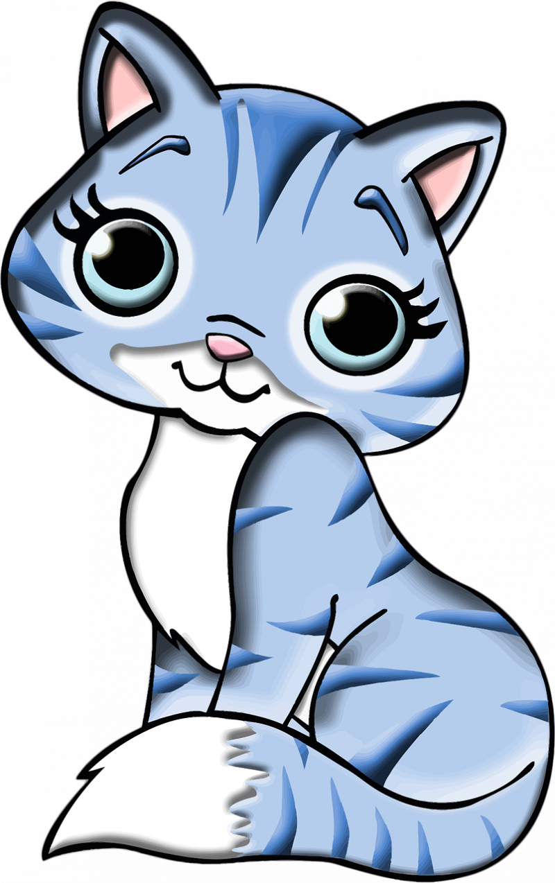 Котики мультяшные