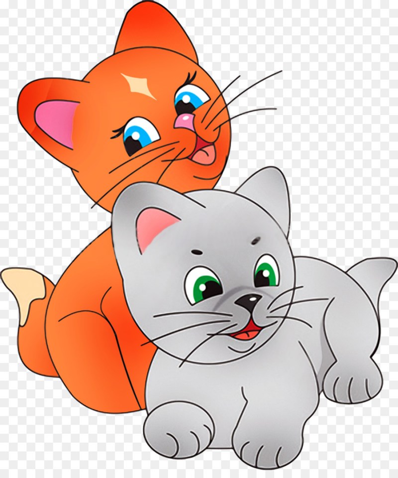 Котята мультяшные