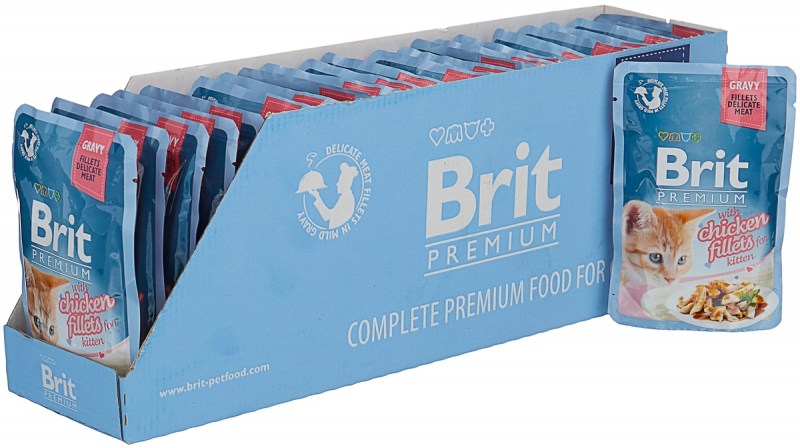 Корм для котят Brit Premium беззерновой, с курицей 85 г