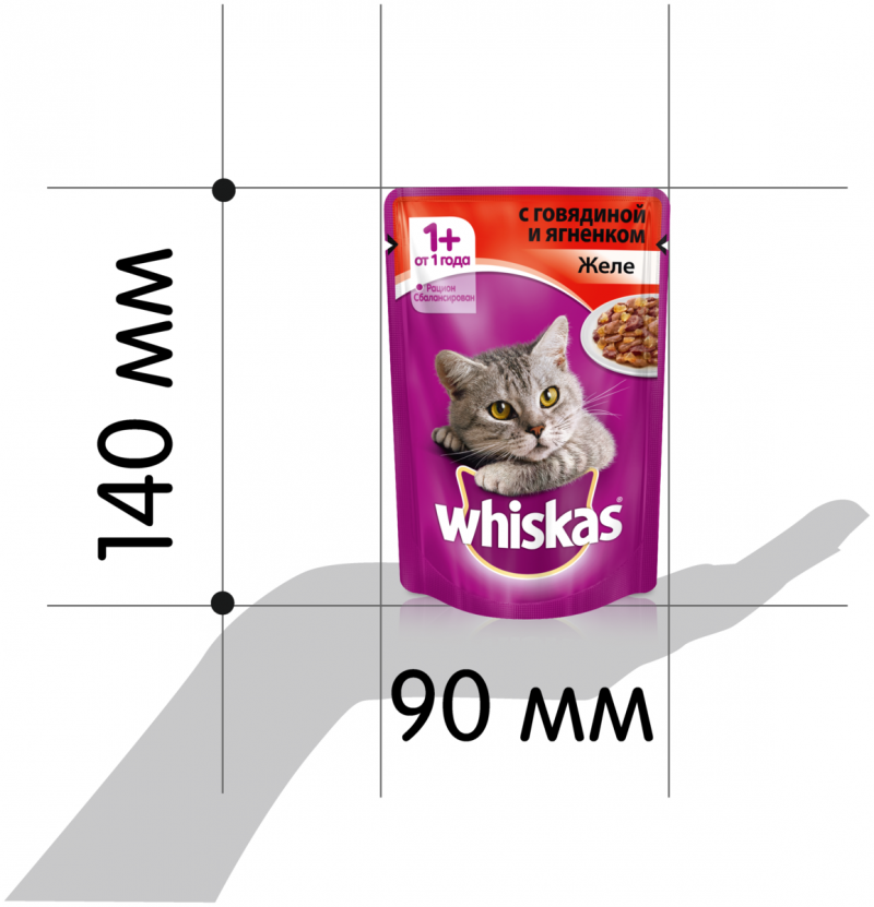 Корм для кошек Whiskas с кроликом 85 г