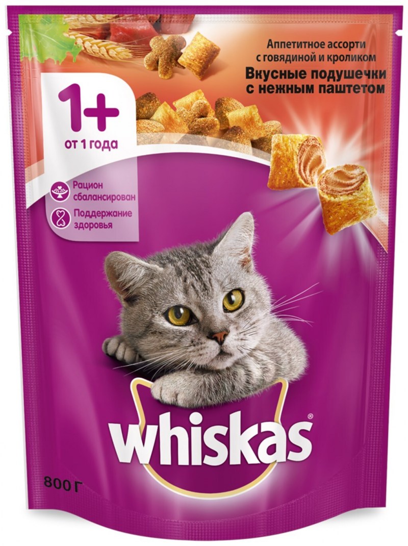 Кошачий корм сухойвис АС