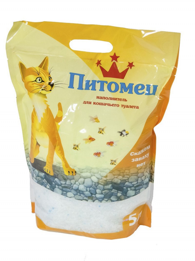 Наполнитель для кошачьего туалета питомец силикагелевый