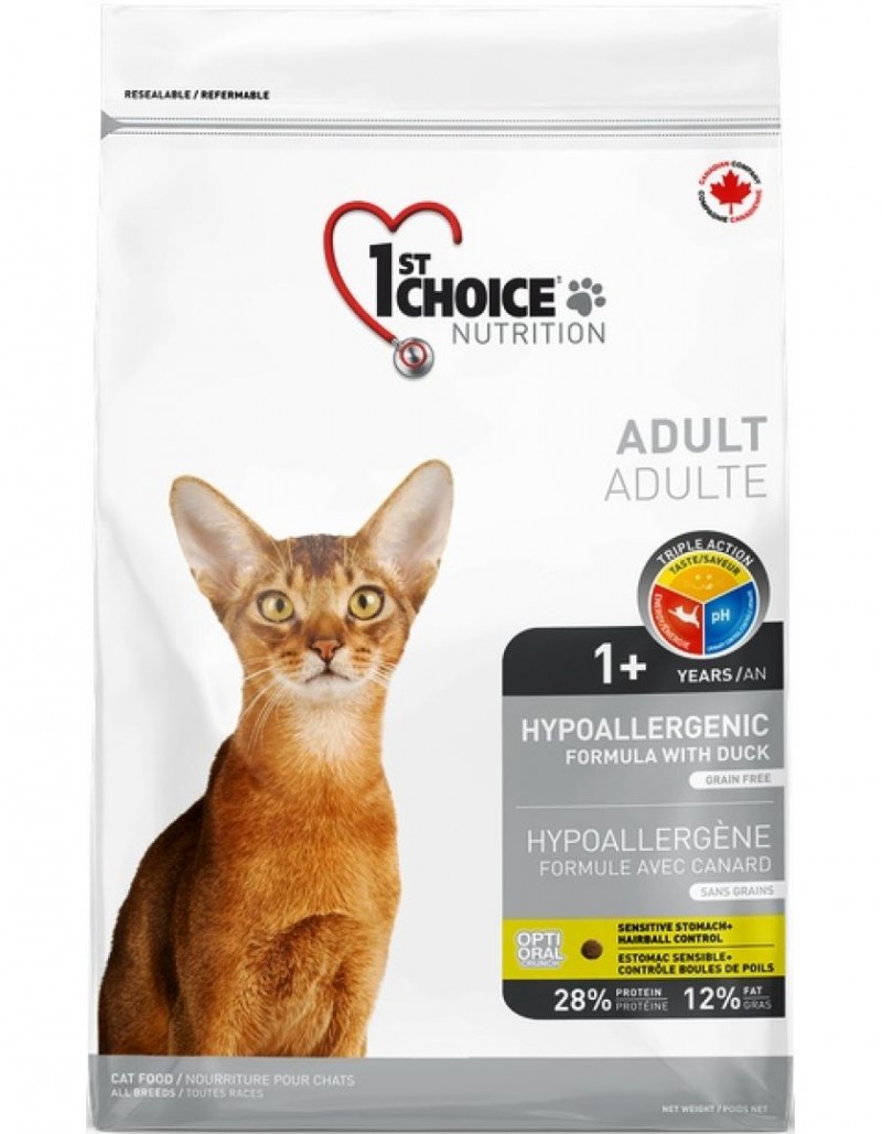 1st choice для кошек, картошка с уткой (Hypoallergenic)