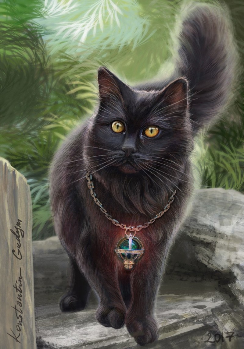 Кот Баюн и кот ученый
