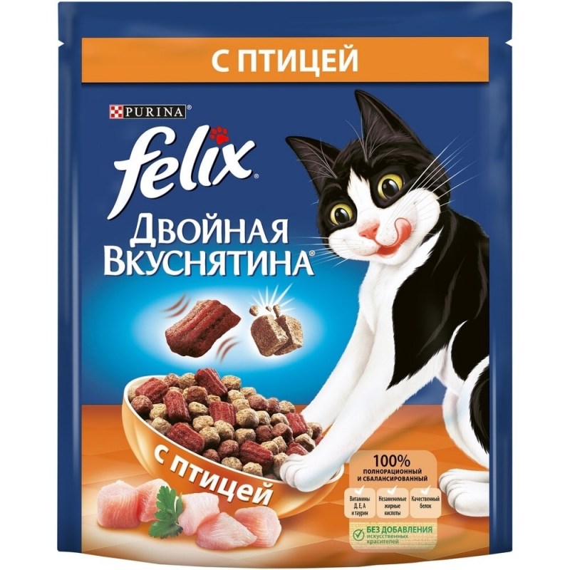 Состав корма Феликс для кошек влажный