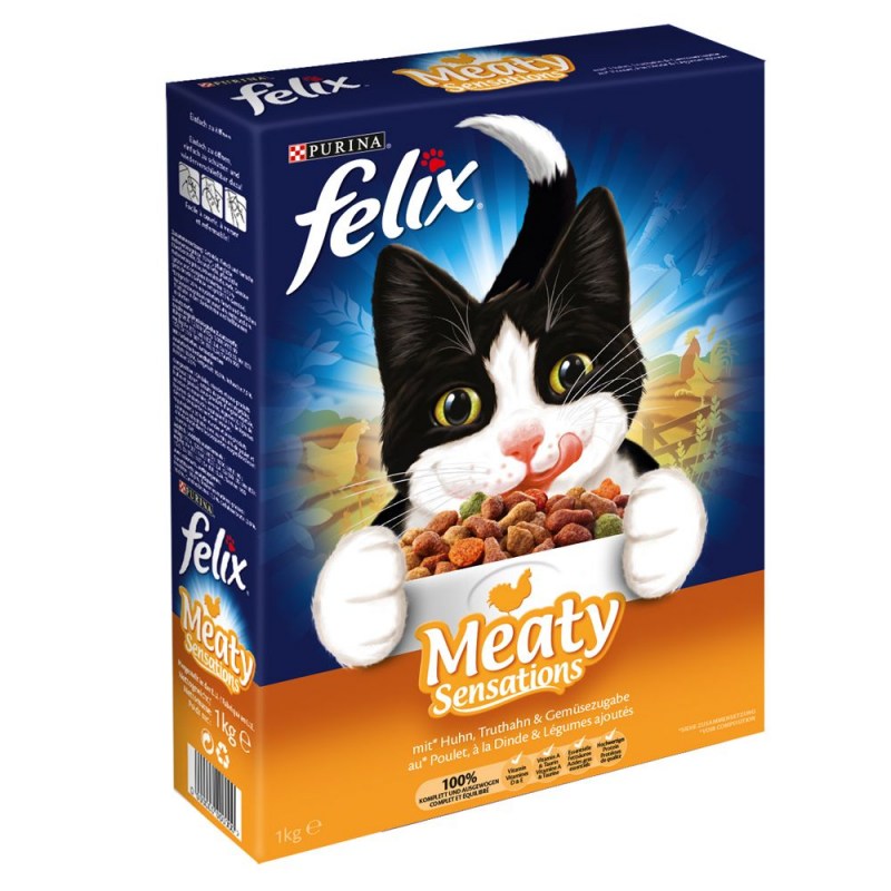 Корм для кошек Felix двойная вкуснятина с рыбой 300 г