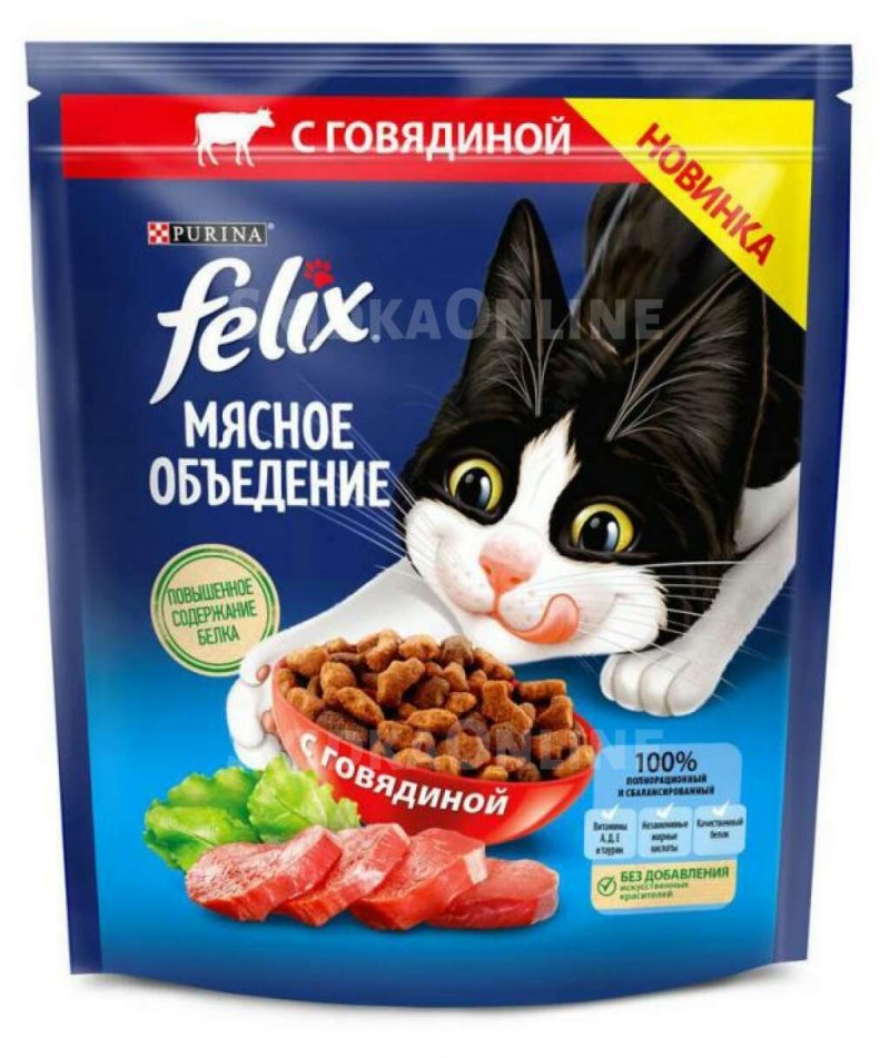 Феликс корм для кошек калорийность