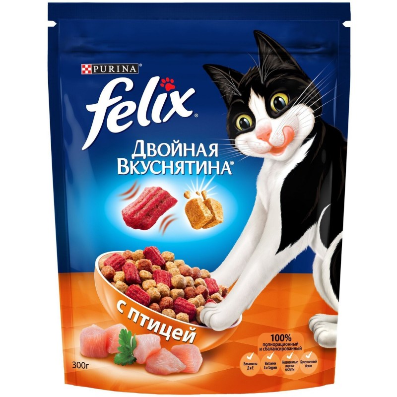 Корм для кошек Феликс 600г