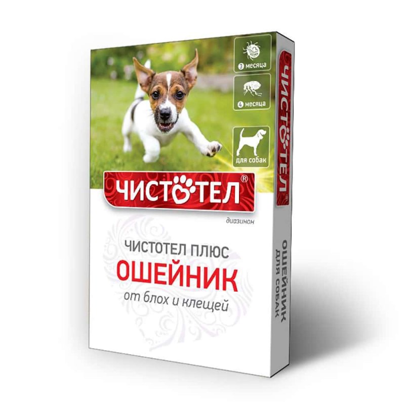 Чистотел ошейник от блох и клещей максимум для кошек