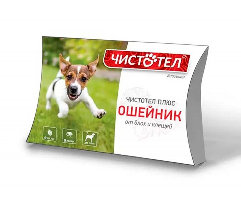 Чистотел биоошейник д/собак от блох 65см