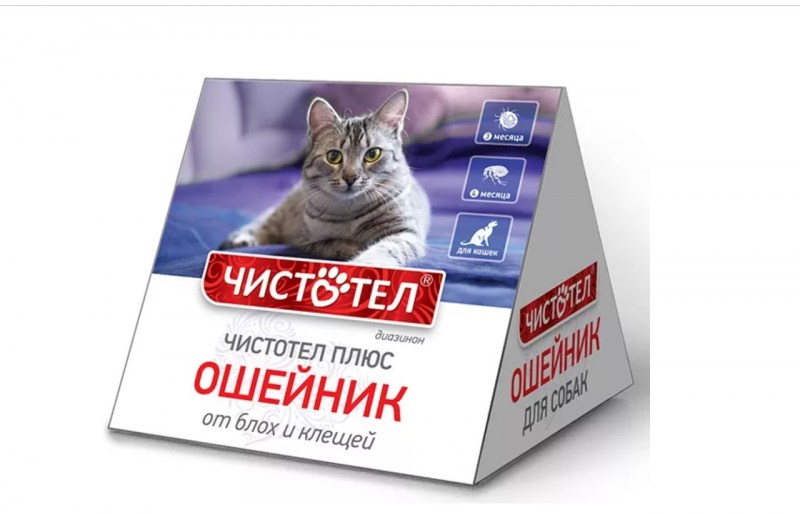 Чистотел-домик д/Кош ошейник от блох 1*100